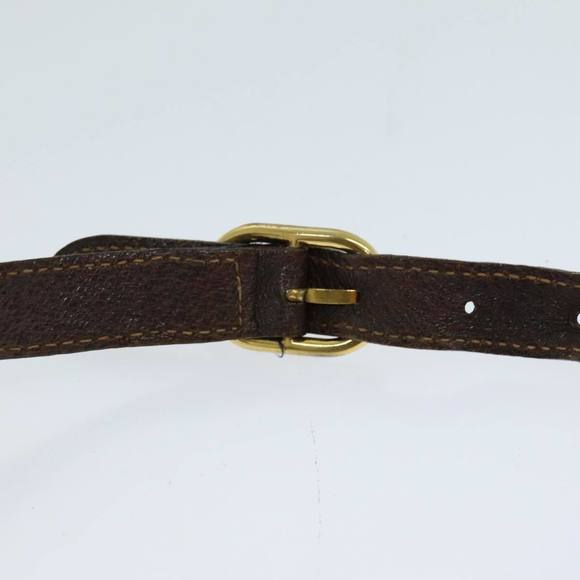 GUCCI GG Supreme Web Sherry Line Shoulder Bag PVC Leather Beige Auth 79176 - Picture 8 of 16